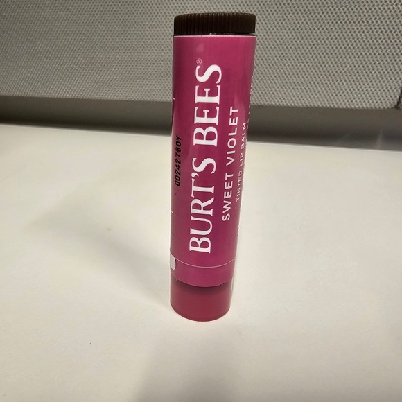 Burt's Bees Sweet Violet Tinted Lip Balm Moisturizing Color Lip Care - Picture 1 of 6